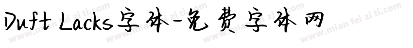 Duft Lacks字体字体转换